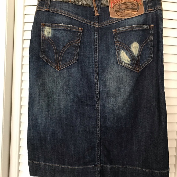 DOLCE & GABBANA Denim skirt . - Picture 3 of 6